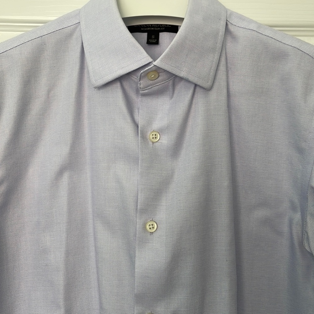 Banana Republic non iron slim fit dress shirt small